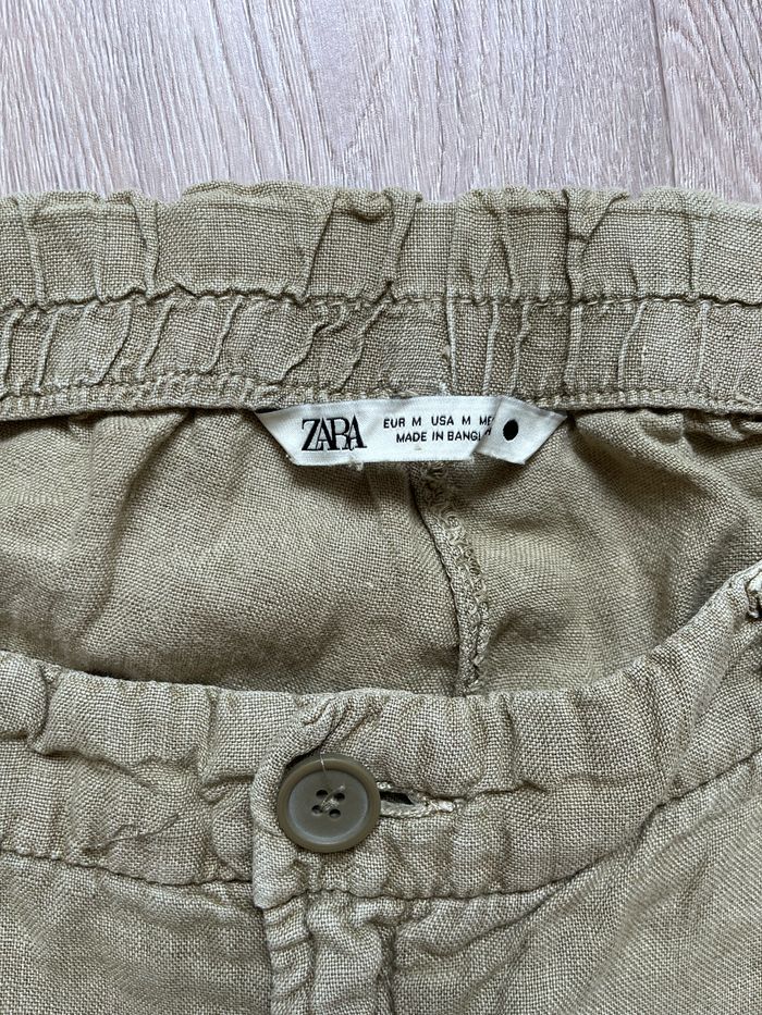 Pantalon en lin Zara - photo numéro 4