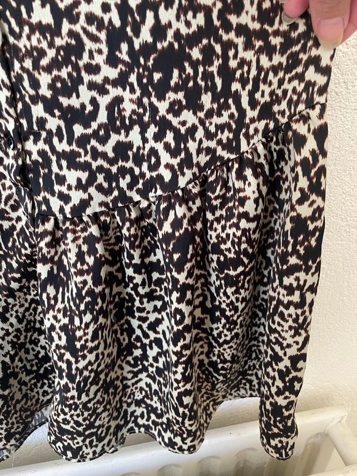 Chemisier robe imprimé léopard Zara - photo numéro 6