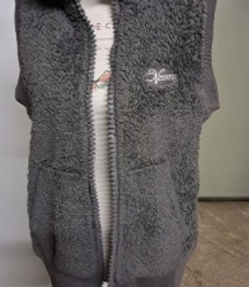Veste polaire grise sans manches4