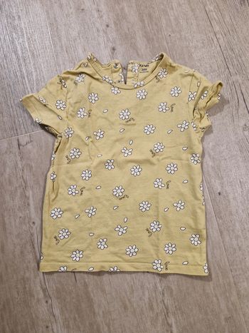T-shirt pâquerettes jaunes