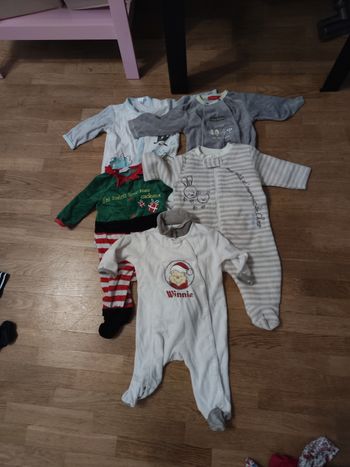 Lots de 5 pyjamas garçon 6 mois