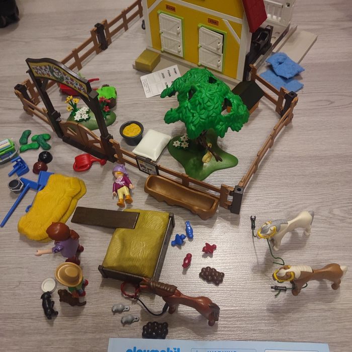 Playmobil 5222 ranch avec poneys complet - photo numéro 2