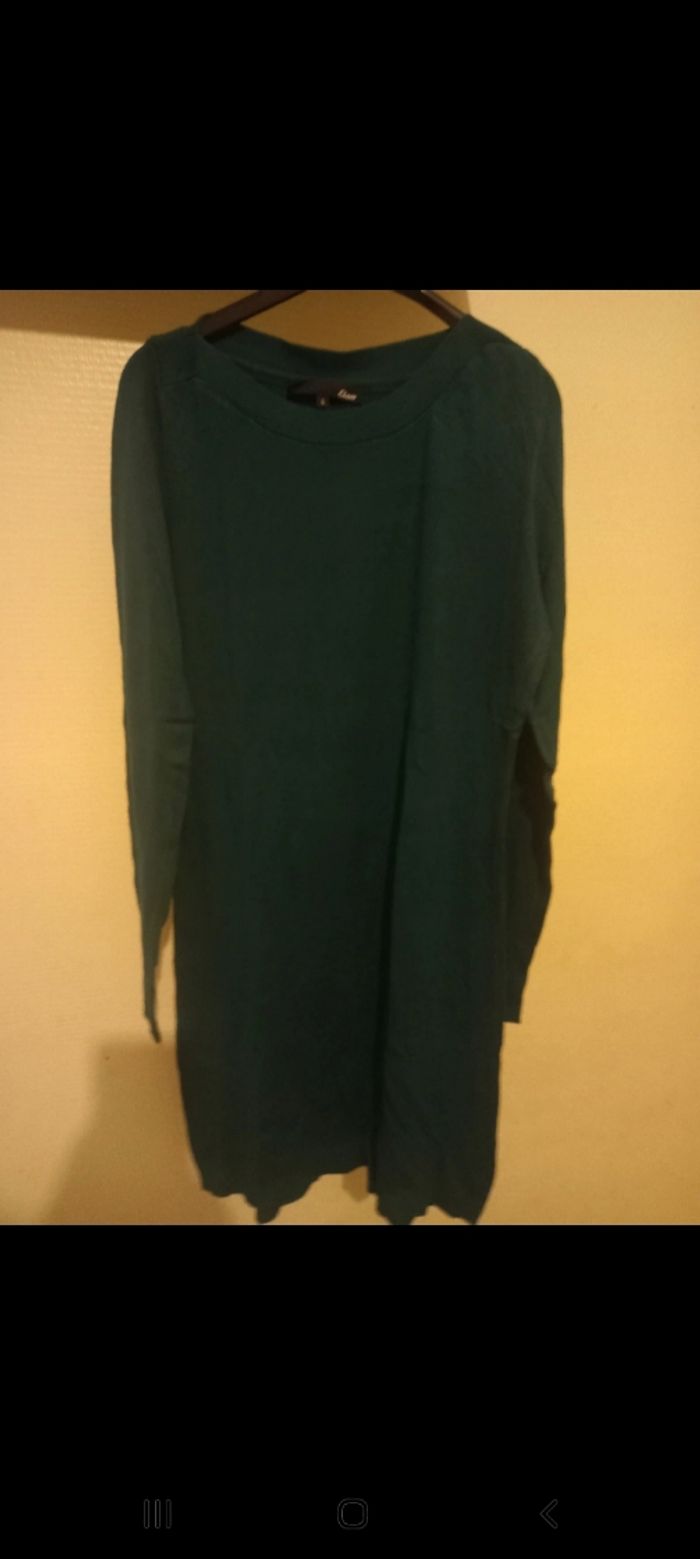 Robe en.fine.laine moulante