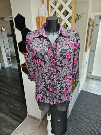 Chemisier à fleurs taille L