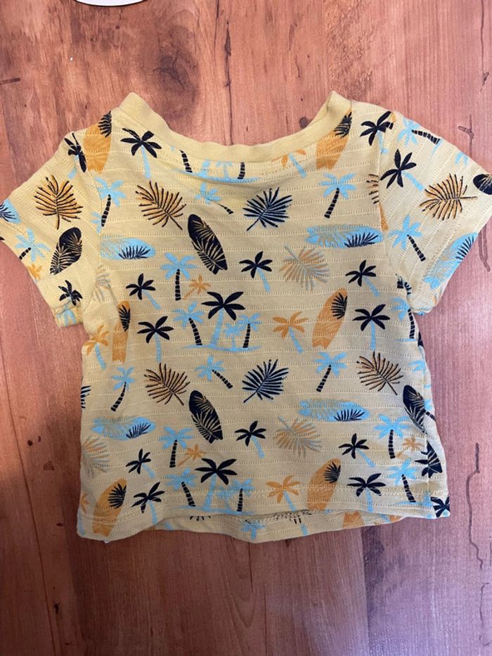 T-shirt manches courtes taille 3 mois - photo numéro 3