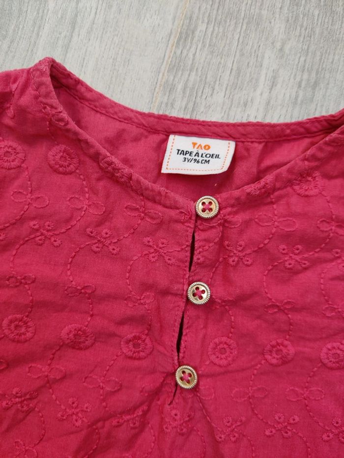 Blouse fushia 3 ans - photo numéro 2