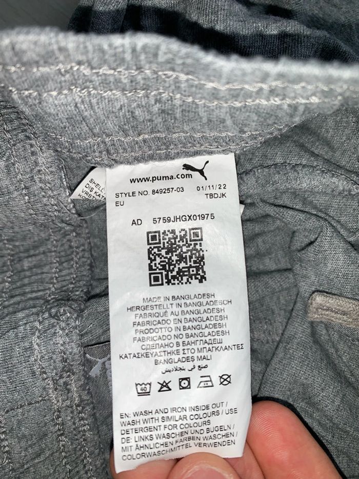 Short de sport Puma Gris - photo numéro 4