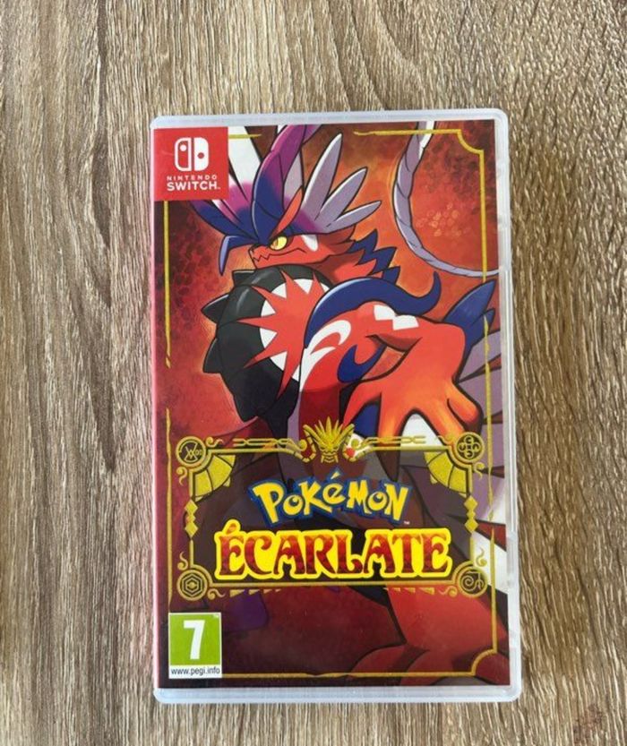 Pokémon écarlate Nintendo switch