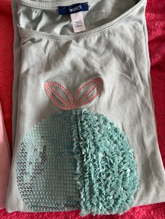 Lot 3 tee shorts 14 ans - photo numéro 2