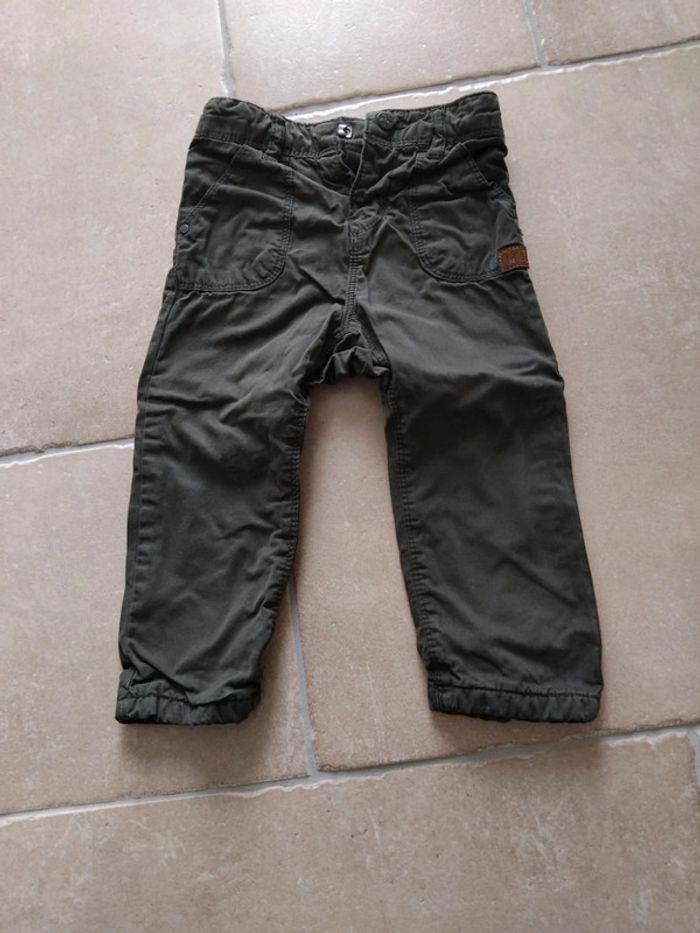 Vends pantalon doublé coton fin 18 mois
