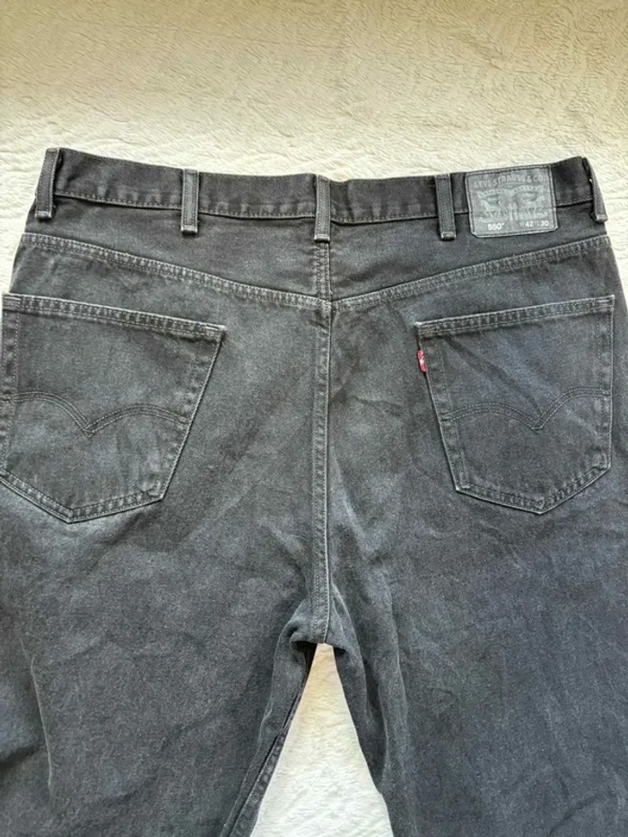 Jean Levi’s 550 Relaxed Fit droit taille haute Noir Homme/Unisexe W42 L30 (XXL/52) - photo numéro 12