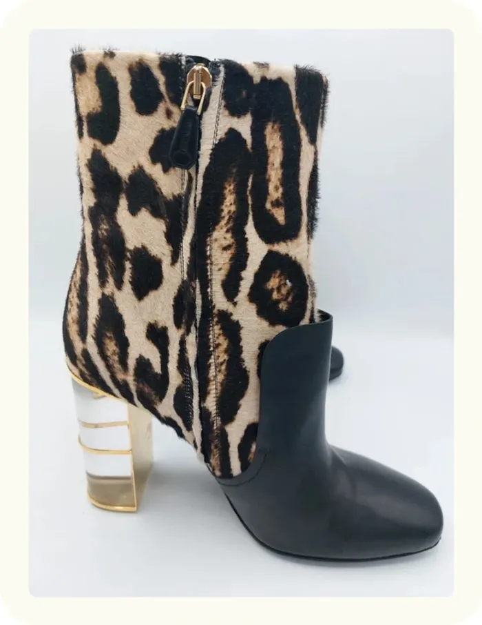 Bottines à talons femme Leopart Roberto Cavalli - photo numéro 2