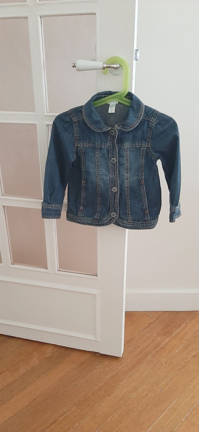 Veste jean bébé fille 23 mois