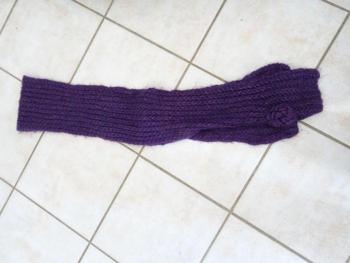 écharpe mauve