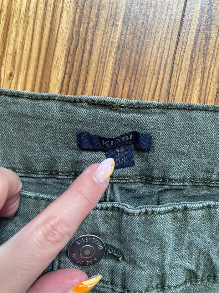 Short en jean kaki - photo numéro 2