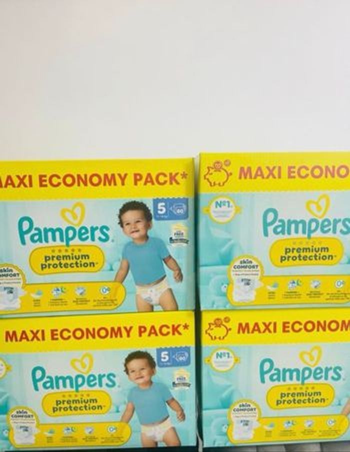 Couches  Pampers Premium Protection taille 5 - photo numéro 2