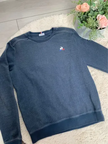Pull bleu marine Le Coq Sportif