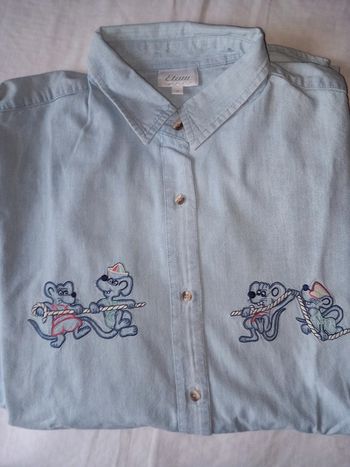 Chemise vintage souris