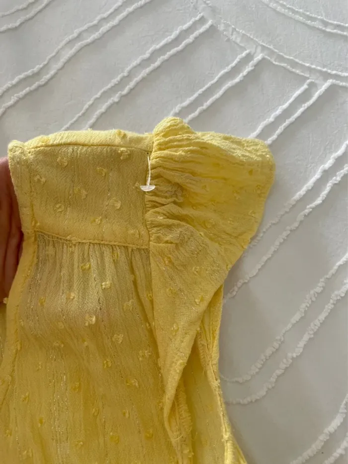 Robe longue jaune 36 neuf - photo numéro 4