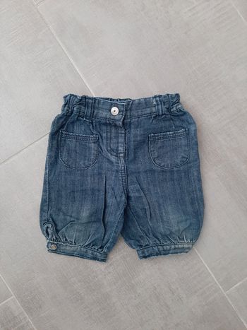 Jeans boule bébé fille 6 mois