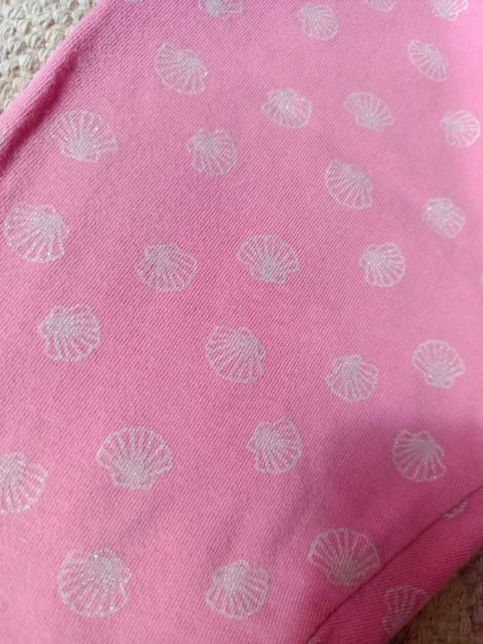 Short rose coquillage brillant 4 ans coton - photo numéro 2