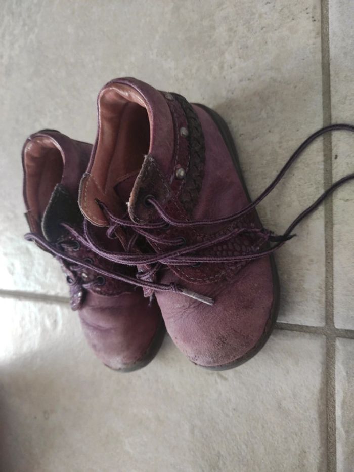 Chaussures minibel en cuir - photo numéro 2