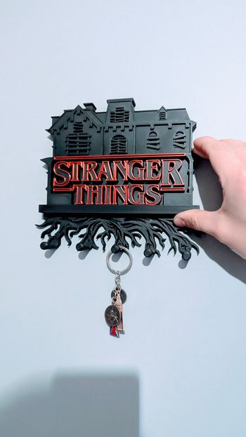 Porte clé Stranger thing mural