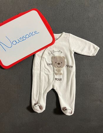 Pyjama 0 mois ourson