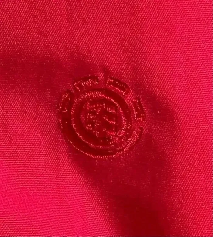 Element windbreaker jacket hoodie red navy blue Mens S - photo numéro 3