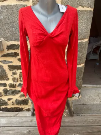 Robe longue rouge - Girls on film neuf