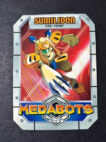 Jouet figurine action figure vintage Hasbro takara medabots , carte seul , sumilidon STG-19207