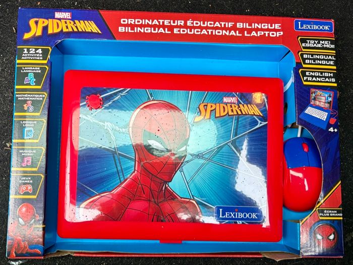 💻 Ordinateur Éducatif Bilingue Lexibook – Spider-Man (Marvel)