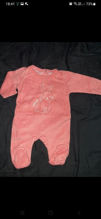 Pyjama bébé fille  1 mois (c3)
