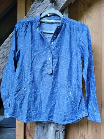 Jolie chemise style jeans à petites étoiles bleue ciel 🌟, 11/12 ans, Zara Girls