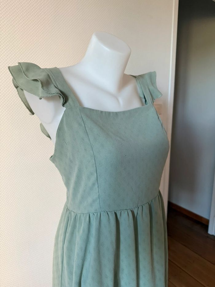 Robe verte en très bon état taille L Shein - photo numéro 2