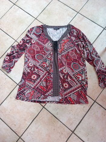 👵tunique polyester coton T56 MS MODE