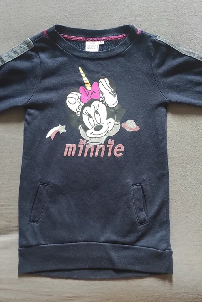 Sweat fille Minnie 4 ans - photo numéro 2