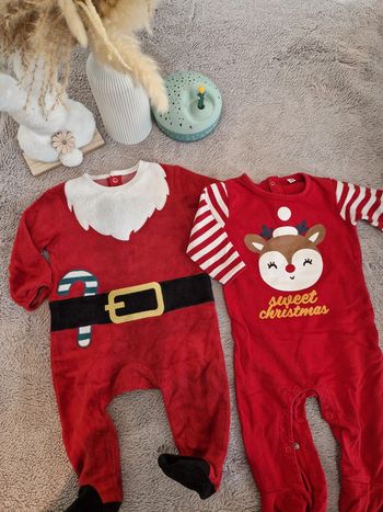 2 pyjamas Noël_6mois