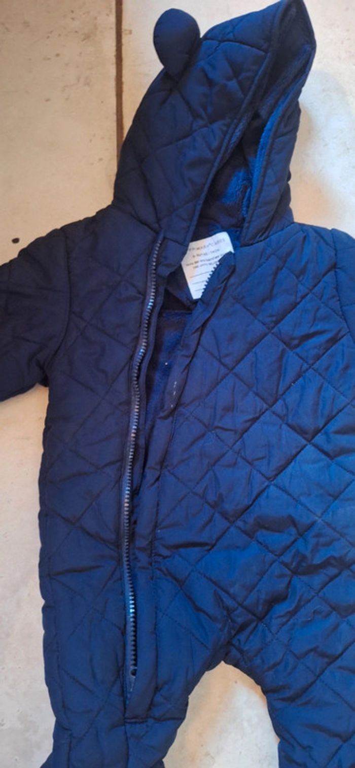 Combinaison bleu marine uni - photo numéro 2