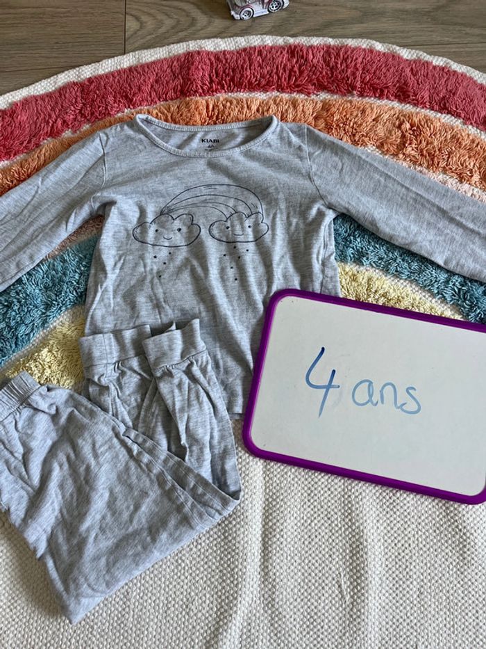 Pyjama mi saison nuages