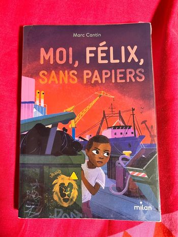 Livre Moi Félix sans papiers Marc Cantin