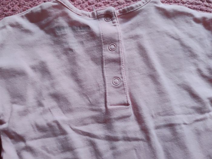 Ensemble deux pièces t-shirt et short bébé fille 3 mois - photo numéro 6