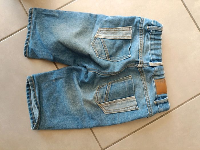 Bermuda short jean garçon 6 ans - photo numéro 2