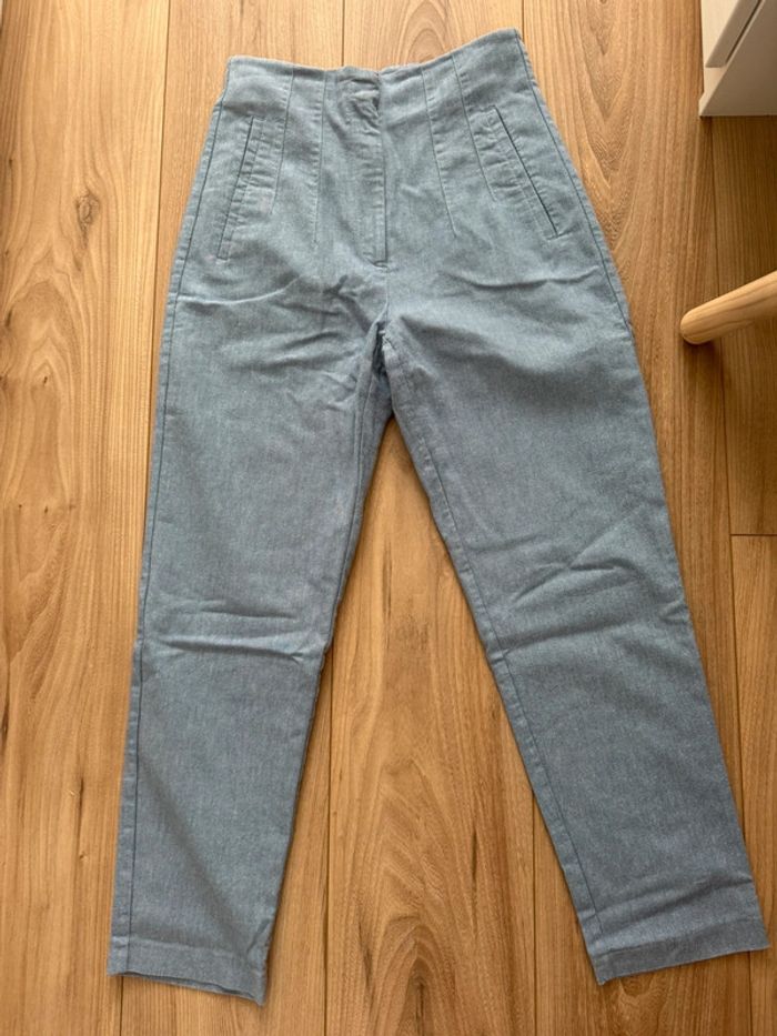 Pantalon taille haute 36 Zara