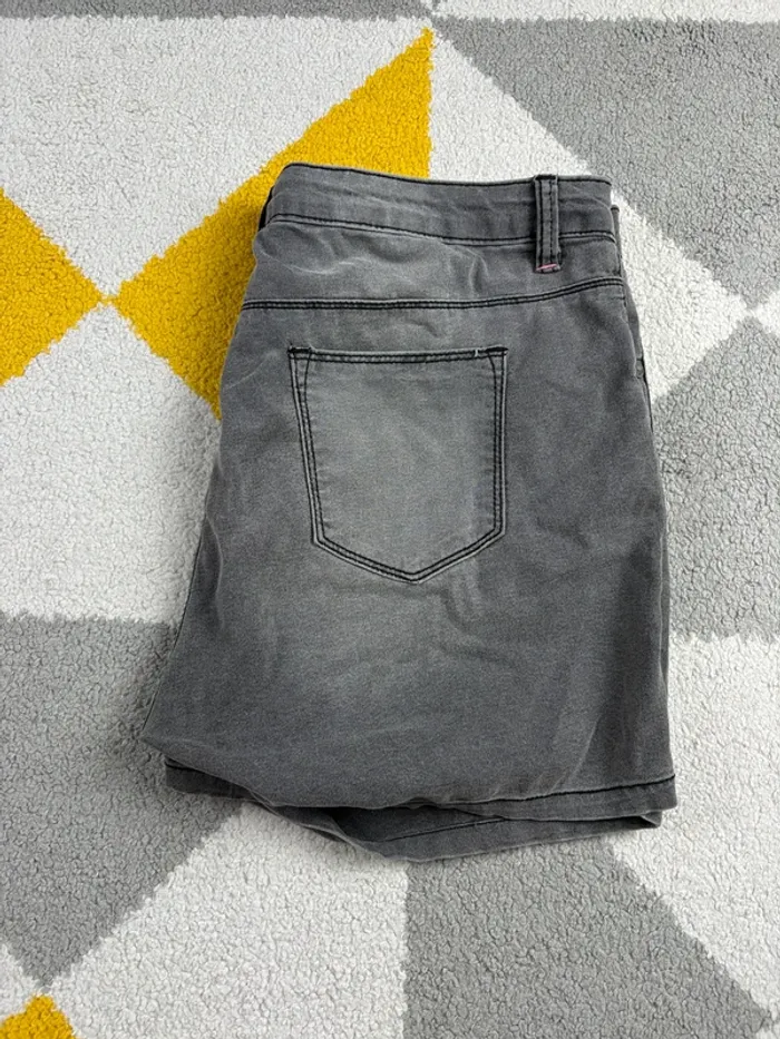 Short en jean Eden Rock | Gris chiné | Taille 42