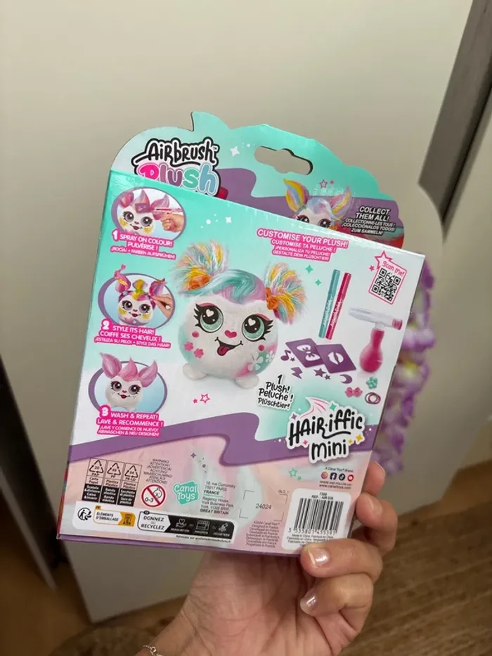 Peluche airbrush plush hair office mini - photo numéro 4