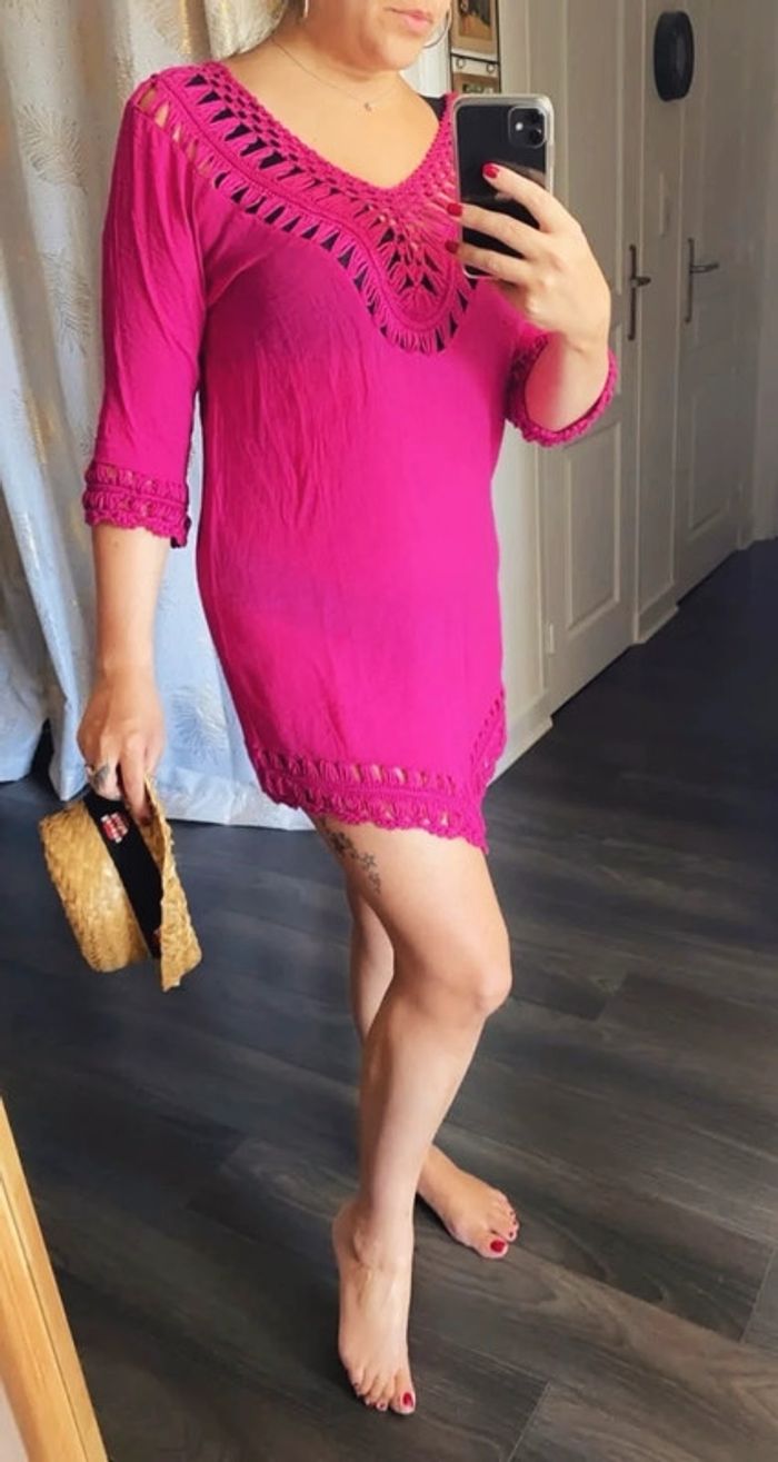 Robe de plage ajourée Etam taille M parfait état