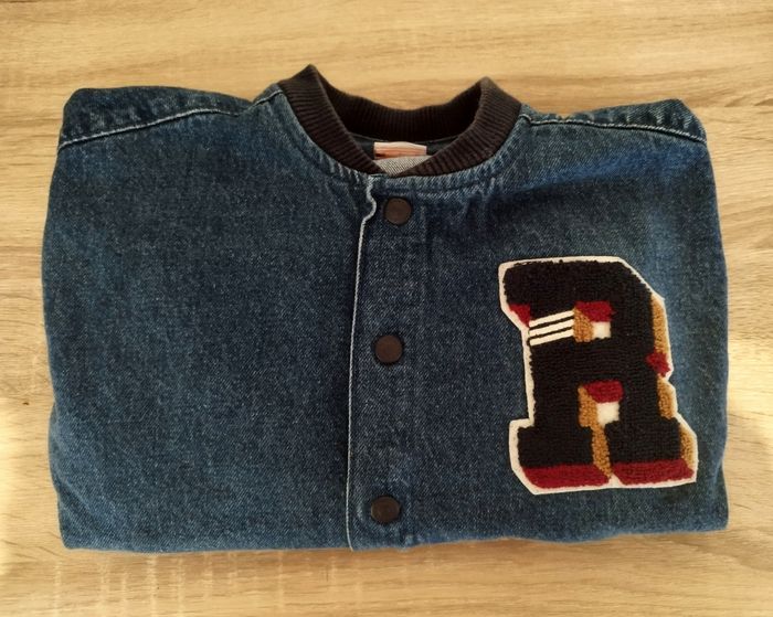 Blouson en jean Tape à l'oeil style bombers T 10 ans/140cm - photo numéro 3