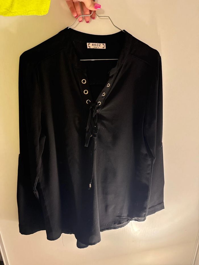 blouse noir