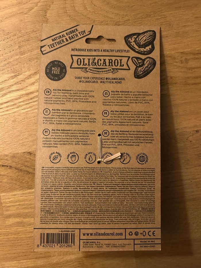 Anneau de dentition  - Aly l’amande - Oli & Carol - photo numéro 5
